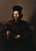 Nicolae Grigorescu, Portrait of the Monk Isaia Piersiceanu